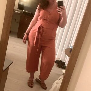 Coral/salmon colored Jumpsuit